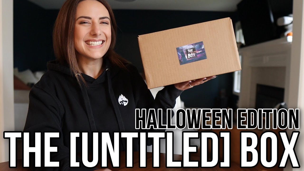 A HALLOWEEN ART BOX | the untitled box halloween edition - YouTube