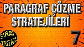 Paragraf Çözme Stratejileri  7 - Hangisiyle Nitelendirebilir