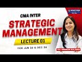 SM (Strategic Management) | Demo Lecture 01 | CMA Inter | CA Simran Rajani