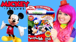 Coloring Mickey & Friends Magic Reveal Ink Coloring Book | Imagine Ink Marker