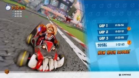 (CTR:NF) Turbo Track 1:12.63 + 22.12 Lap