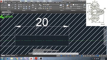 Auto CAD 2015 | 2D Sketch Practice Exercise | Apply Dimension | Example 4 (Part 2)