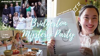 I hosted a Bridgerton Mystery Party ✨🔎🍰