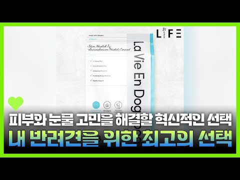 눈물 자국을 없애는 강아지 사료?! 라비앙독 사용 후기 총정리