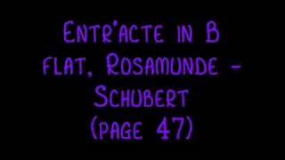 Entr'acte in B-flat, Rosamunde - Schubert