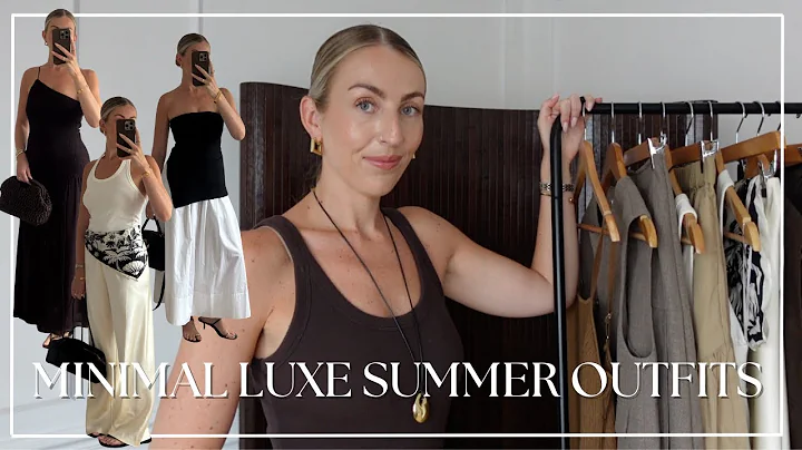 MINIMAL LUXE SUMMER OUTFITS| Katie Peake