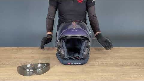 NEXX X.VILIBY TUTORIAL - Place / Remove Sunvisor