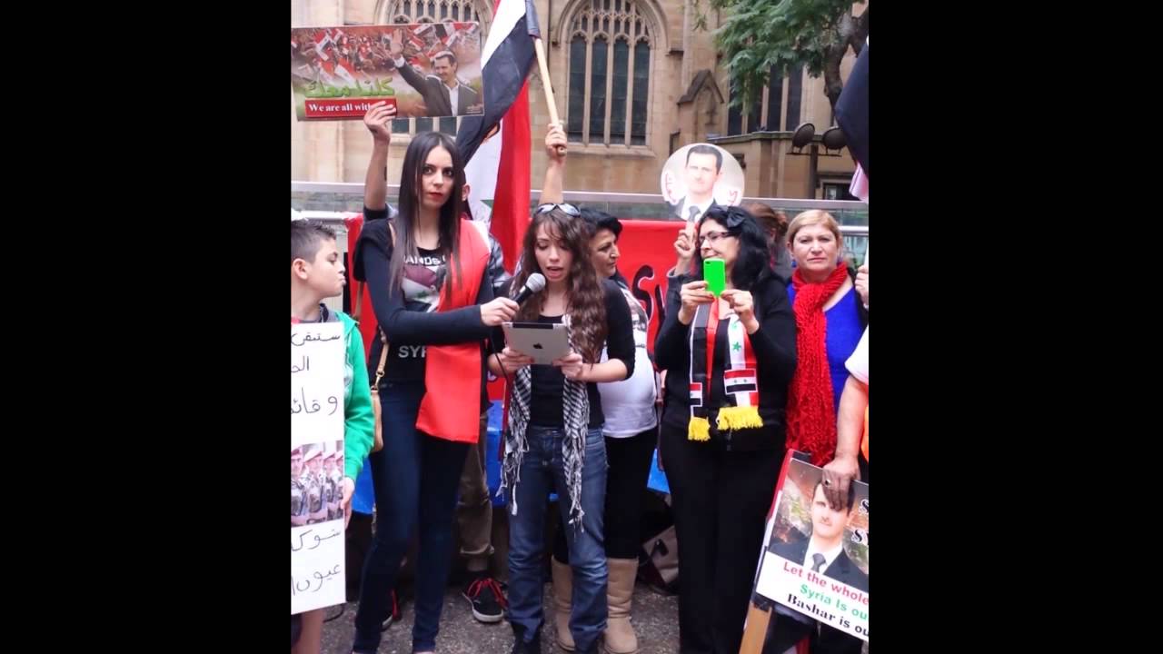 Syrian Girl Rally Speech - Hands of Syria 15 June 2013