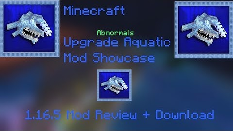 Minecraft Mod Review - Upgrade Aquatic  - 1.16.5 Mod Review + Download