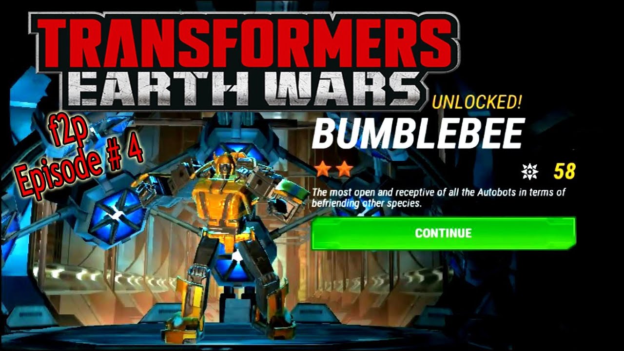 TransformersEarth WarsRolling f2p Crystals and Leveling Bots + Bumble