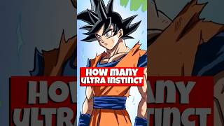Goku Ultra Instinct Forms