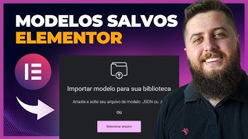 Como Importar e Exportar MODELOS DE PÁGINAS no Elementor [Templates .json]
