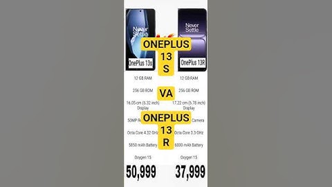 ONEPLUS13S VS ONEPLUS 13R !! #shorts #shortsfeed #youtubeshorts #ytshorts #shortvideo #shortsvideo