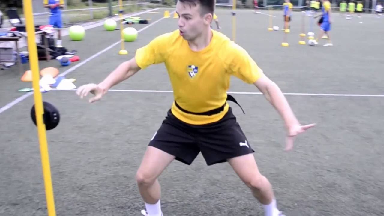 FITLIGHT Trainer Soccer Drill with Resistance Training Belts YouTube