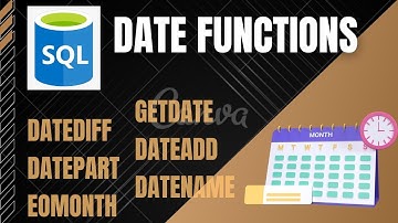Date Functions in SQL | Date Functions with examples in SQL | GETDATE, DATEADD, DATEDIFF and More