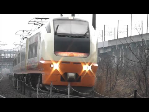 ﾃｽﾄ『E653系U101編成・臨時快速列車』2021/2/21(JR東北本線・伊達駅～東福島駅｢志和田踏切｣) ※ 福島県沖大地震による東北新幹線不通に伴う救済臨時列車。