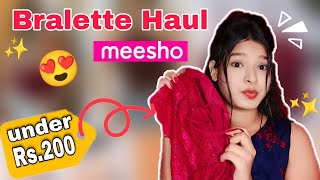 Meesho tube comfy Bra under 200 | Meesho bralette haul | Meesho haul 💕 | The Amisha