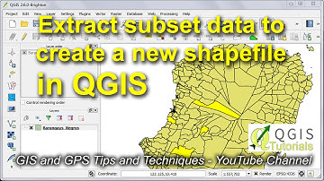 Copy Subset Data from a Shapefile in QGIS