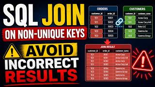SQL JOIN on Non-Unique Keys | Avoid Incorrect Results