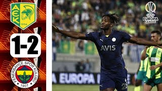 AEK Larnaca Vs Fenerbahçe 1-2 All Goals & Extended Match Highlights EUROPA League 2022HD