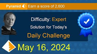 Microsoft Solitaire Collection: Pyramid - Expert - May 16, 2024 screenshot 4