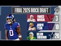 LIVE: Final 2 Round 2026 NFL Mock Draft