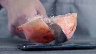 Honor10Lite Survived As Chopping Board?