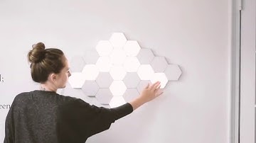 Touch-sensitive Honeycomb Quantum Lamp Assembly Combination Background Aisle Wall Lamp
