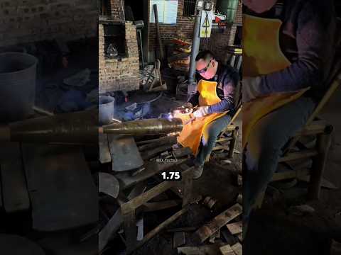 صناعة سكين مطبخ حاد من قذيفة مدفع 