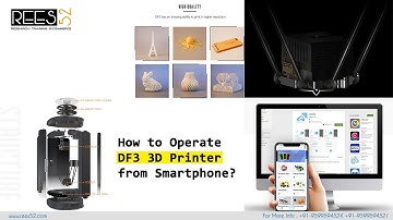 How to operate Dedibot DF3 intelligent FDM 3D Printer from Smartphone