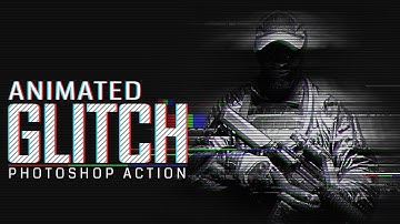 Animation Glitch Photoshop Action