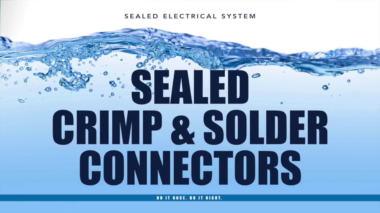 Sealed Crimp & Solder Connector Installation YouTube