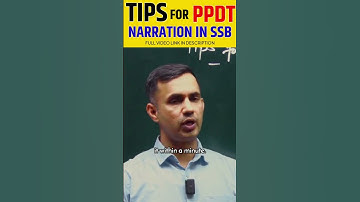 PPDT Narration Tips 🗣️ | Explained by Cdr Vikas Sir | SSB Interview #ssb #interview #narration