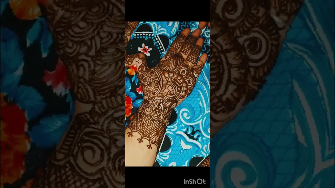 Simple mehndi design 💓 