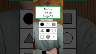 Mensa Norge Fråga 13 - #mensa #iq #iqtest #test #logic