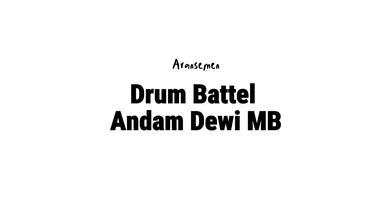 Marching Band Aransemen - Drum Battle ADMB  
