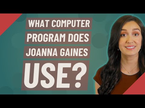 Video: Quale programma usa Joanna Gaines per il design?