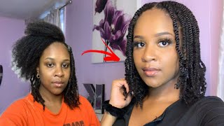 BYE BYE SHRINKAGE !! (Mini Twists With Extensions)