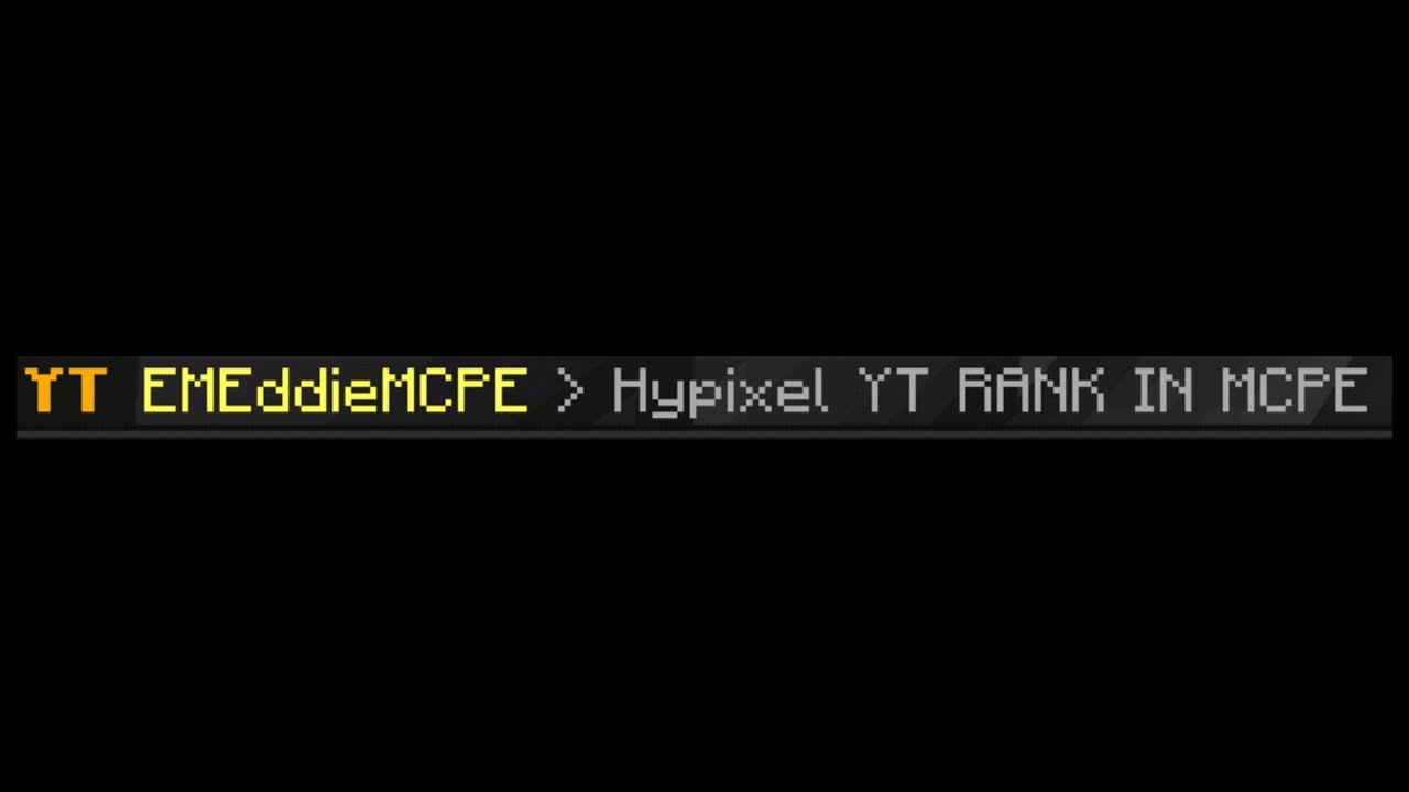 YT RANK ON VastLands [ MCPE HYPIXEL!? ]