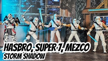 Storm Shadow - GI Joe Classified Series, Mezco One12 Colllective, & Super7 Ultimates Figure Review