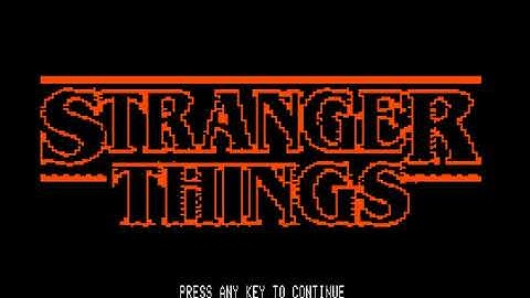 Stranger Things Text Adventure   Applesoft BASIC   With Theme Music