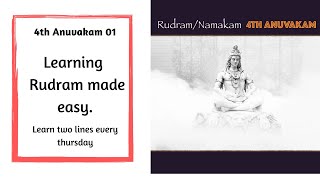 Learn Sri Rudram 4th Anuvakam 0019