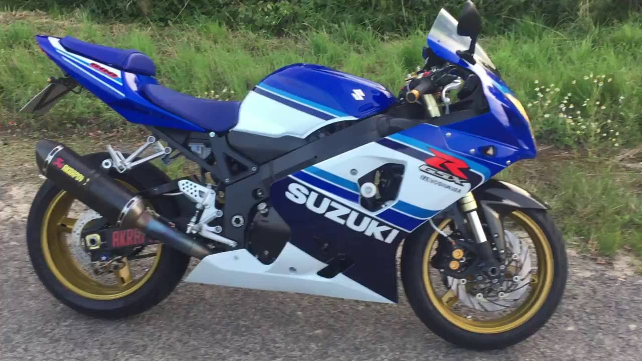 Suzuki GSXR 600 750 K4 K5 Full Akrapovic Exhaust Hexagonal