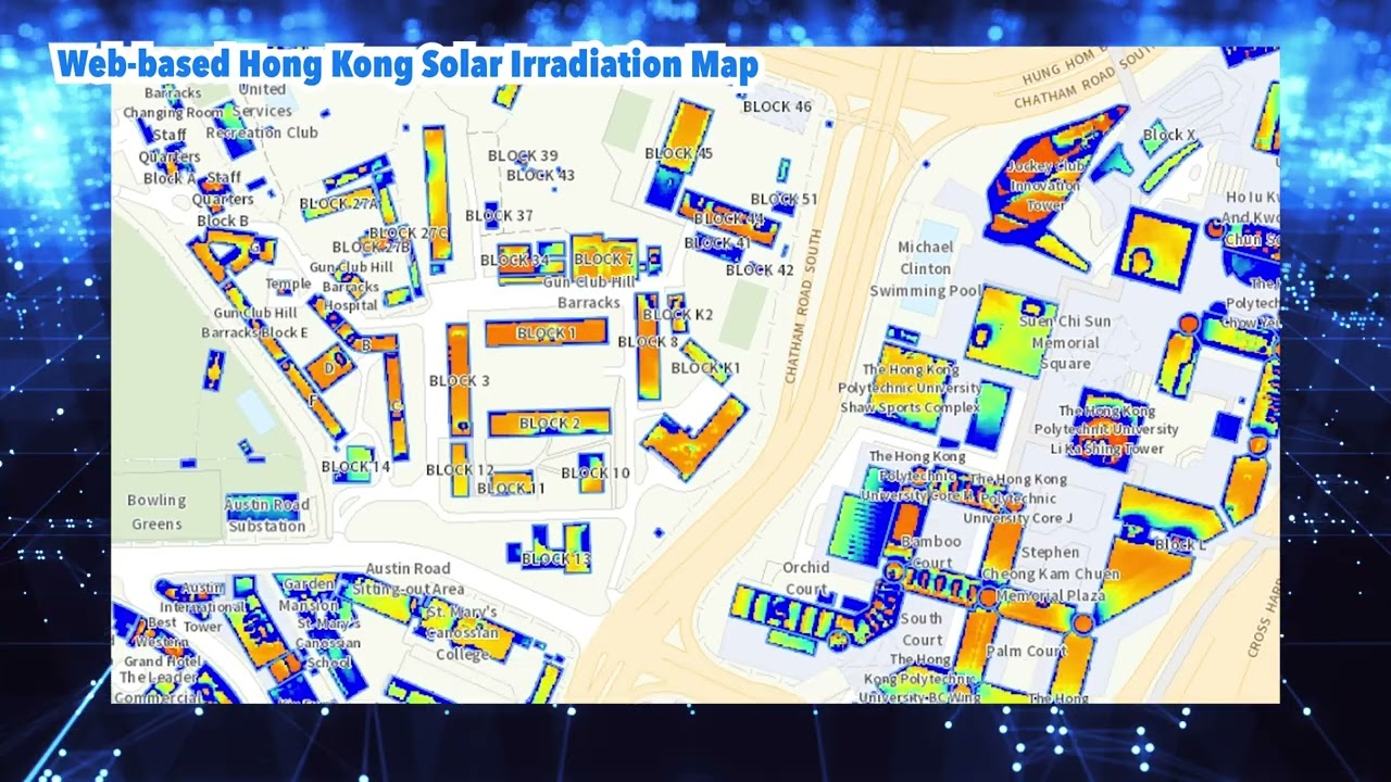 Hong Kong Solar Irradiation Map