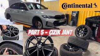 Part 5 M Performans Jantları Sürttüm Lokal Boyattık Continental Sport Contact7Ye Geçtim