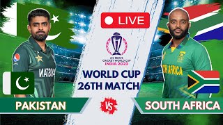 Live: Pakistan vs South Africa, Chennai | Live Scores World cup 2023 | PAK Vs Sa | Live match Today