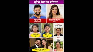 सुरेश रैना का परिवार ‼️Suresh Raina's Family#ytshorts #gk #cricket
