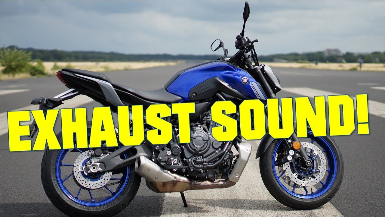 caridad Pío Fortalecer 2021 YAMAHA MT-07 EXHAUST SOUND + RIDING SOUND - YouTube