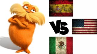 El Lorax//Inglés (How bad can i be) VS Latino (Cuál malo puede ser) VS Castellano (Tan malo no seré)