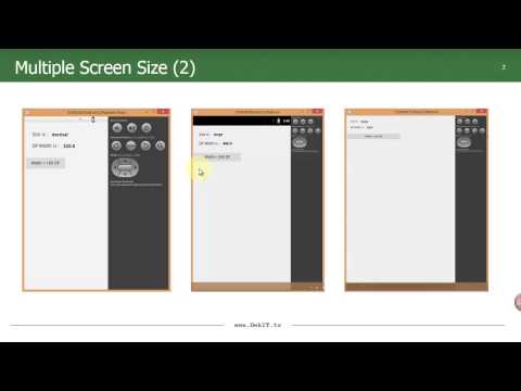 สอน Android : สร้างหน้าจอให้รองรับการแสดงผลหลายขนาดของ Device (DekIT.TV)